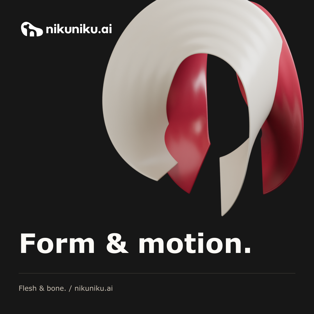 nikuniku.ai 方形发布封面